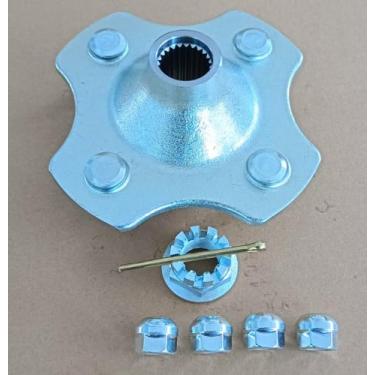 Imagem de WANTONE RACING Cubo de roda traseira 42410-HF1-A00 com porca de eixo e substituição de terminal para Honda TRX200 TRX250 TRX300 TRX300FW TRX420 ATV