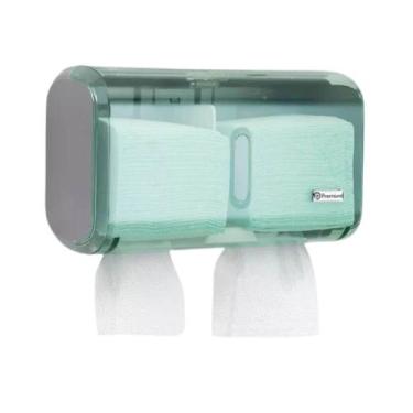 Imagem de Dispenser Compacto Múltiplo (Cai Cai / Toalha) - Premisse, Verde