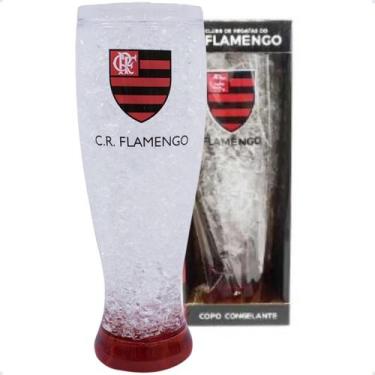 Imagem de Copo Flamengo Com Gel Congelante 450ml Ref.  CSU015B - Mileno
