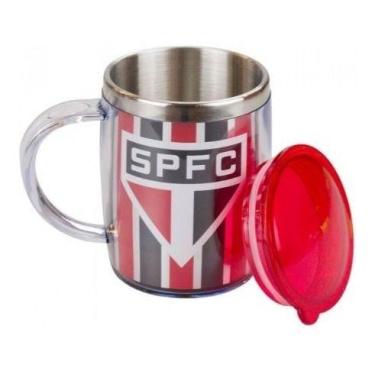 Imagem de Copo Caneca Térmica Presente São Paulo SPFC - 450ml - M&P, Caneca Term