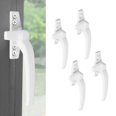 Imagem de Maçaneta de janela de liga de alumínio, maçaneta de travamento de janela de caixilho de liga de alumínio, alça de aperto para hardware de trava de segurança de caixilho de