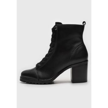 Imagem de Bota Coturno Jorge Bischoff Cano Curto Preta Jorge Bischoff J10855012002 feminino
