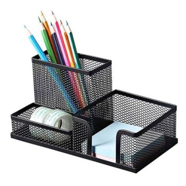 Imagem de Organizador De Mesa Aramado Porta Canetas Lápis Papel Clips - Mori