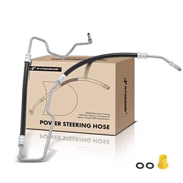 Imagem de A-Premium Conjunto de linha de mangueira de pressão de direção hidráulica compatível com Jeep Grand Cherokee 2006 2007 2008 2009 2010 6,1L, bomba para engrenagem/pinhão de cremalheira, substituição #