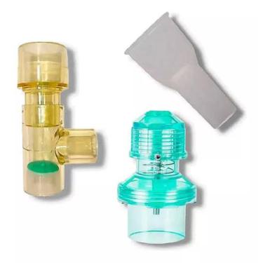 Imagem de Kit Válvula Peep Cpap Epap Reanimador Tubo T Boquilha - VENTCARE