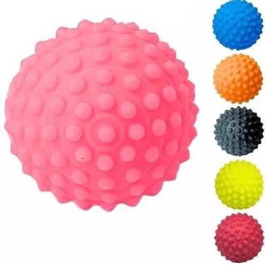 Imagem de Bolinha Cravo para Cachorro Pet Anti Stress e Massagem Mãos e Pés - Su