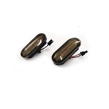 Imagem de AONED 1 par sequencial de luz de LED lateral (lente moke) para VW MK4 GTI R32 Golf Jetta Bora B5 B5.5 Passat