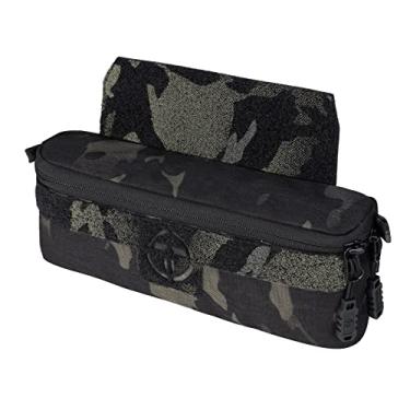 Imagem de Bolsa organizadora de ferramentas utilitárias camuflada para JPC CPC AVS Colete Airsoft Paintball (apenas saco) Nylon 500D (preto)