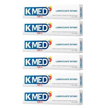 Imagem de Kit com 6 Gel Lubrificante K-Med 50g cada
