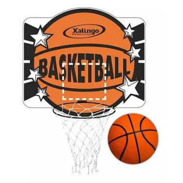 Imagem de Cesta de basquete mais bola tamanho oficial Tabela de basquete