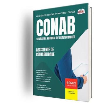 Imagem de Apostila CONAB  - Assistente de Contabilidade - Apostilas Opção