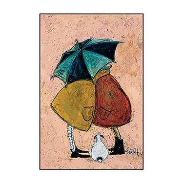 Imagem de Yccafgaanm Estilo minimalista moderno sala de jantar pintura decorativa sala de estar estudo pintura sofá fundo parede quarto mural (cor: estilo K) (estilo J)