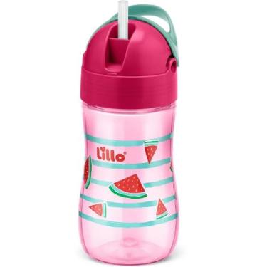 Imagem de Copo Infantil Com Canudo E Alças Antivazamento 300M - Lillo