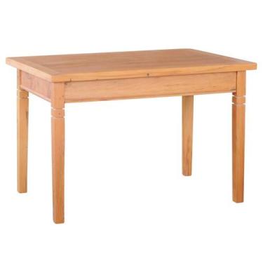 Imagem de Mesa de Jantar 120x80cm Madeira de Demolição Natural - Moveis Melinho