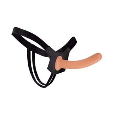 Imagem de Cinta Peniana Com Prótese Maciça 19 X 4Cm realização de Fetiches Prazer para Casais