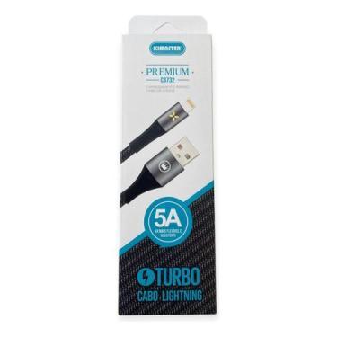 Imagem de Cabo Turbo Kimaster Usb Para  Lightning 1m Premium - kimaseter