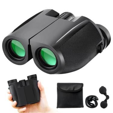 Imagem de Binóculos de visão noturna, HD de alta potência, compactos e portáteis, HD de alta potência, preto