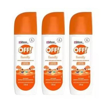 Imagem de Kit c/3 Repelente De Inseto Mosquito Dengue Off Active Spr 170ml - Joh