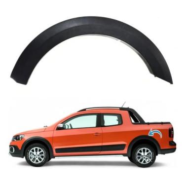 Imagem de Moldura Paralama Traseiro Volkswagen Saveiro Cross G6 2014 2015 2016 L