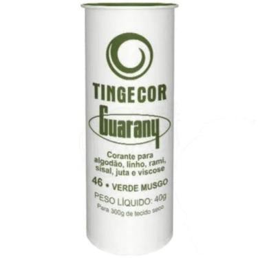 Imagem de Tinta Para Tecido Corante Tingecor Tintol Verde Musgo - Guarany