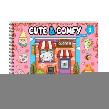 Imagem de Cute & Comfy Super Extra Edição 02 - Livro De Colorir Adulto - Capa Dura Holográfica