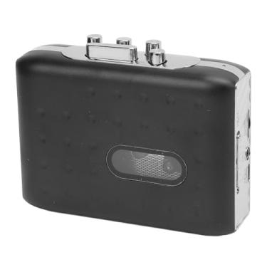 Imagem de Cassete Portátil Player, Cassette Recorder, Cassete USB C To Mp3 Converter Embutido Em Fone de Ouvido, Microfone, Gravação Reversa para Fita, 2 Bateria AA ou Fonte de