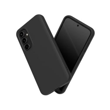 Imagem de RhinoShield Capa compatível com [Galaxy S23 FE] | SolidSuit - Capa protetora de design fino absorvente de choque com acabamento fosco premium 3,5 m/proteção contra quedas de 3,4 m - Preto clássico