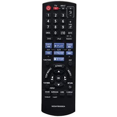 Imagem de N2QAYB000624 Controle remoto de substituição para sistema de som Panasonic DVD Player Home Theater SC-XH150 SA-XH150 SC-XH170 SA-XH170 SB-HF171 SB-HC171 SB-HS171 SB-HW190