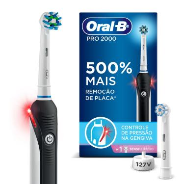 Imagem de Escova Dental Elétrica Oral B Pro 2000 127v Escova Dental El?trica Oral B Pro 2000 110v