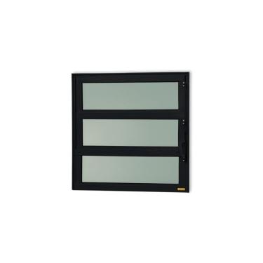 Imagem de Janela De Aluminio Basculante Elite Vidro Boreal 60cm X 100cm Brimak Preto