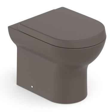 Imagem de Kit Vaso Sanitário Convencional Com Assento Termofixo Queda Amortecida Nexo Roca Café