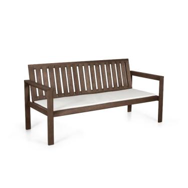 Imagem de Banco 3 Lugares Com Almofada Orquídea Nogueira