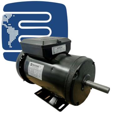 Imagem de Motor Elétrico Monofásico 2Cv 4 Pólos Baixa Rotação Blindado Ip44 110/220 V 60Hz