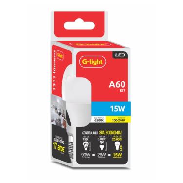 Imagem de Lâmpada Led Ence A60 E27 Autovolt 15w - 6500k - Luz Branca