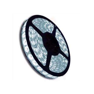 Imagem de Fita Led 5050 Branco Frio 6000K Luz Branca Bivolt Com Fonte