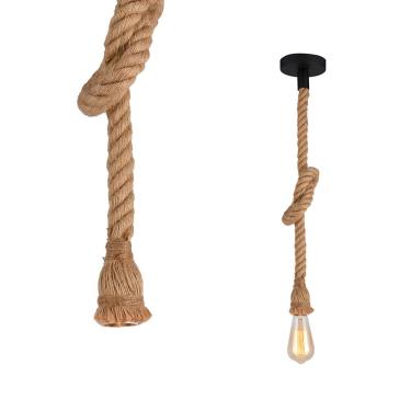 Imagem de Lustre Pendente Taschibra Corda Rope E27 Bivolt