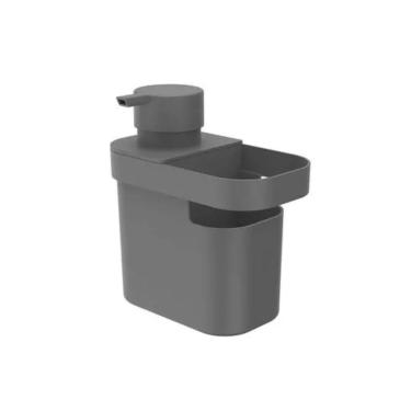 Imagem de Dispenser De Detergente E Organizador De Pia Chumbo 650ml