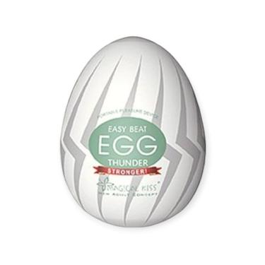 Imagem de Masturbador Egg Hard 2 Stronger Thunder - Magical Kiss - Branco