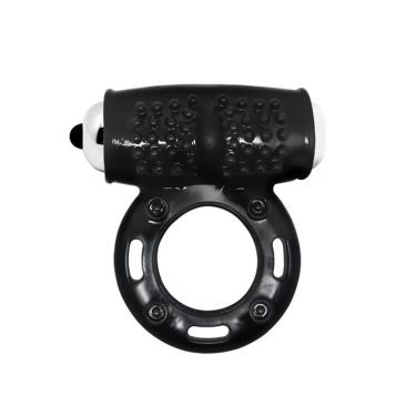 Imagem de Anel Peniano Com Cápsula 10 Vibrações - Power Ring - Preto