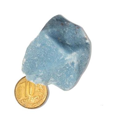 Imagem de 01 Angelita Azul Bruto Pedra Natural 20 a 60mm 50 a 75g - CristaisdeCu