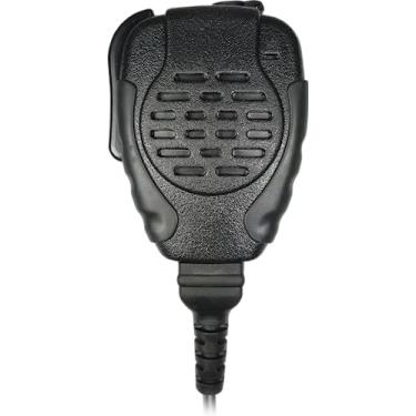 Imagem de PRYME® Microfone de alto-falante remoto SPM-2111 Trooper® IP56 resistente à água com microfone redutor de ruído e interruptor PTT grande - Serve em: rádios Kenwood com conector de vários pinos na