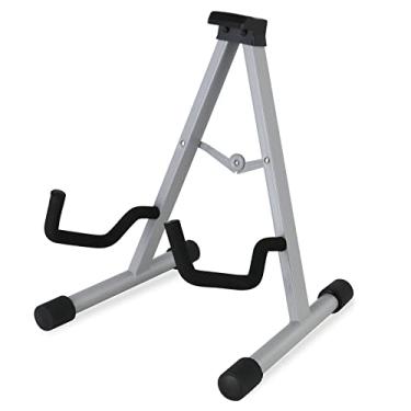 Imagem de EASTROCK Suporte De Guitarra Portátil Dobrável A Frame, Ajustável Para Vários Instrumentos: Guitarras, Baixos, Banjos, Acústicos E Elétricos