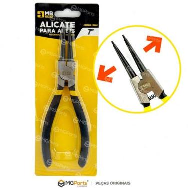 Imagem de Jogo 4 Alicate para Anéis Profissional Trava Extrator Interno e Extern