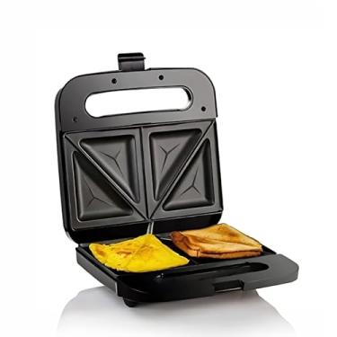 Imagem de Sanduicheira Elétrica Antiaderente VTR-04022, 750W, Grill 2 em 1, 24 x 23 cm, Preta