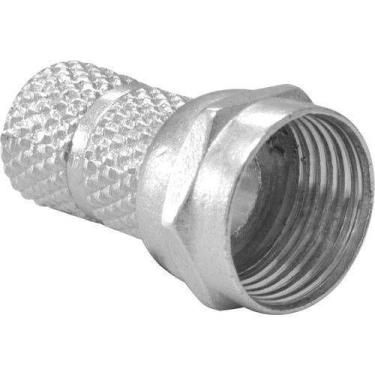 Imagem de Conector Rg6 De Rosca Com 100 Peças - Caster Brasil