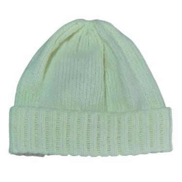 Imagem de Touca / Gorro de Lã para Bebê - Artesanato, Amarelo bebê