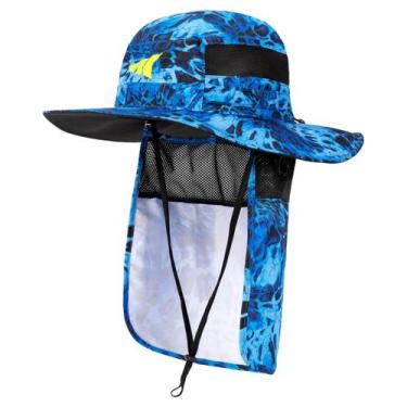 Imagem de Chapéu Boonie KastKing, chapéu de pesca UPF 50 com aba de pescoço remo