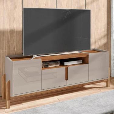 Imagem de Rack para Tv até 60 Polegadas 4 Portas 190cm Lizz Casa D, Off White/Ce