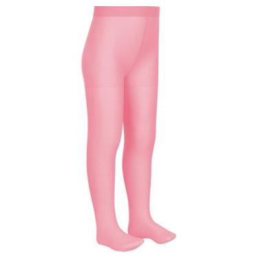 Imagem de Meia-Calça Infantil Lobinha Lupo 02570-001 Fio 20, Rosa chiclete, G