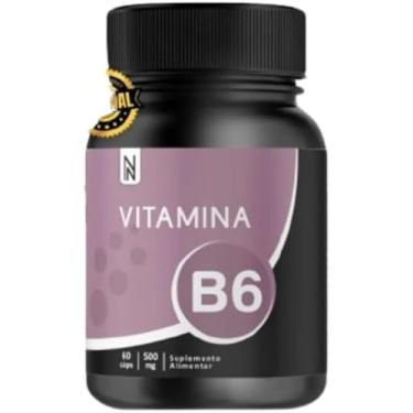 Imagem de Vitamina B6 Piridoxina 60 cápsulas – NATURALLY